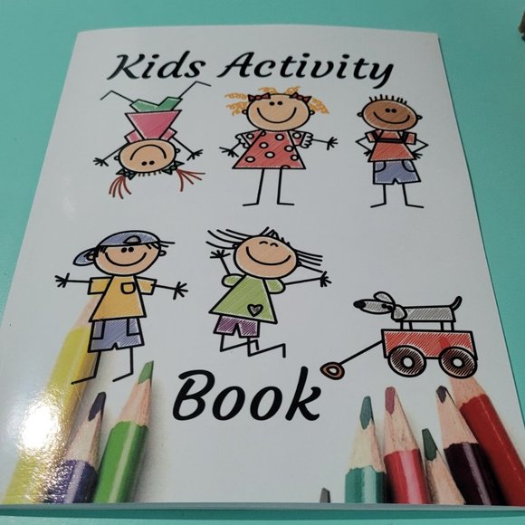Kids Activity Book for Summer: Ages 6-10 Paperback, 25 Pages - Picture 1 of 7